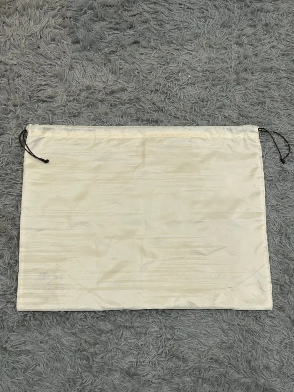 Coach Large Cream Drawstring Dust Bag Storage Cover Horse Carriage 15
